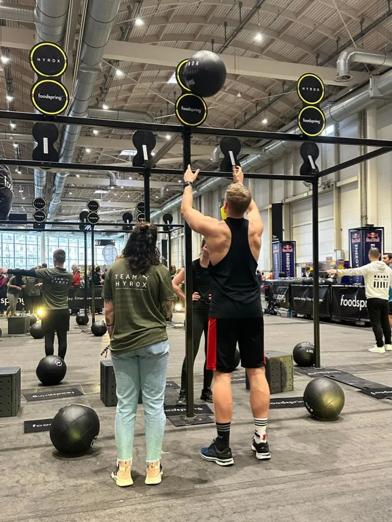 HYROX race finish photo