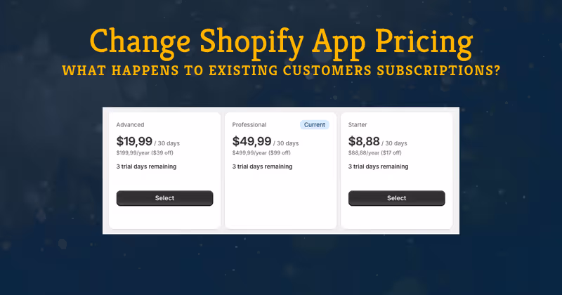 Adjusting Shopify App Pricing: Impact on New vs. Existing Users