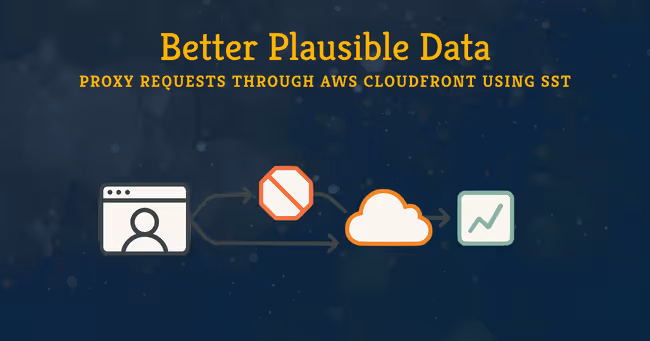 How to Proxy Plausible Analytics with SST and AWS CloudFront